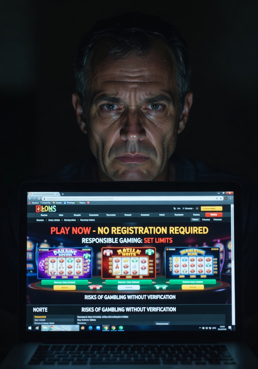 Nadelen en risico's van gokken zonder registratie - online gokken zonder registratie